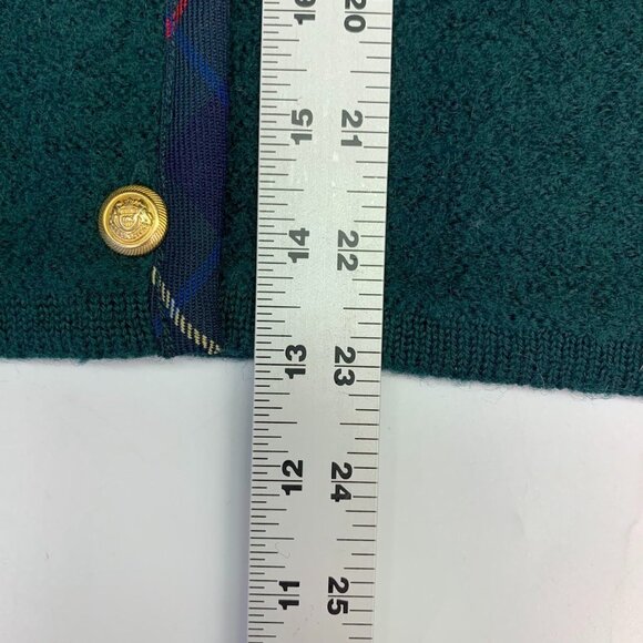 Pendleton Women's 100%‎ Wool Plaid Lined Button Up Cardigan Sweater Size M - Picture 11 of 11